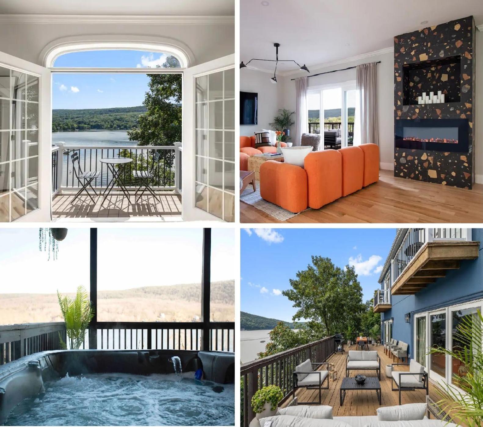 Lakeview House - Hot Tub - Firepit - Stunning Views - Spacious Deck - Cozy Living Room - Bar Greenwood Lake エクステリア 写真